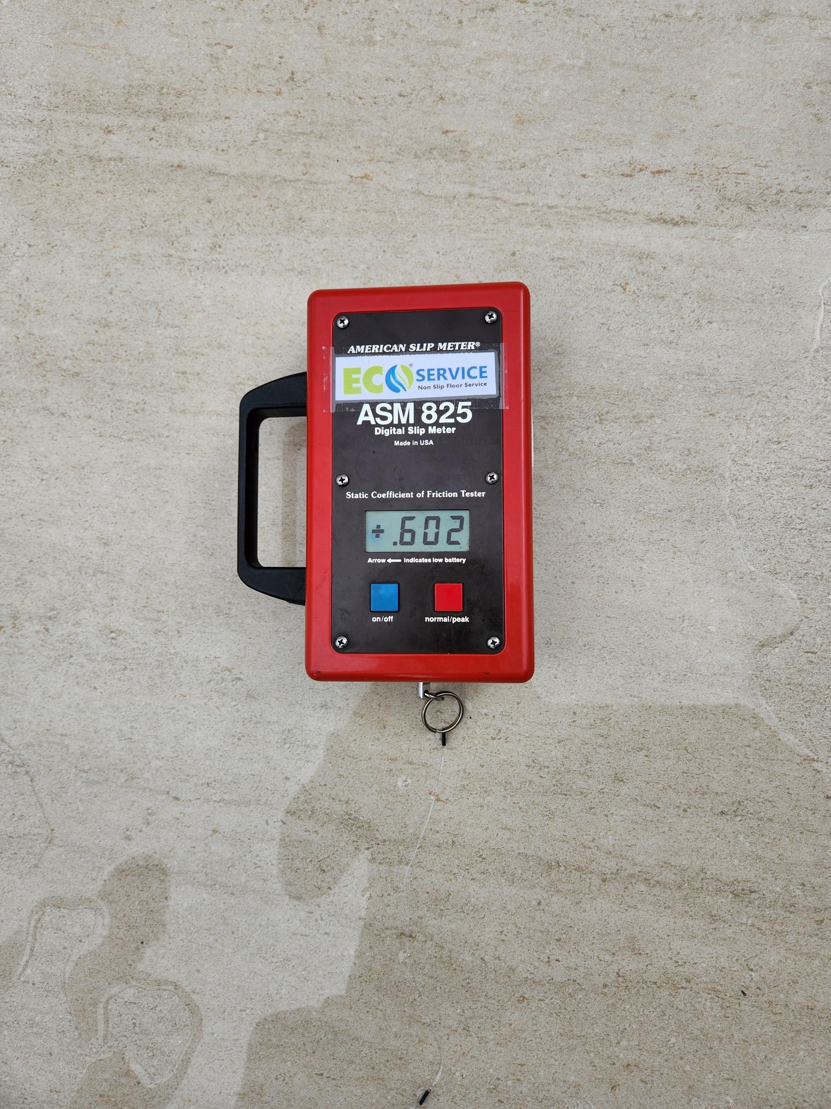 Medidor de Deslizamento ou Coeficiente de Atrito Slip Meter